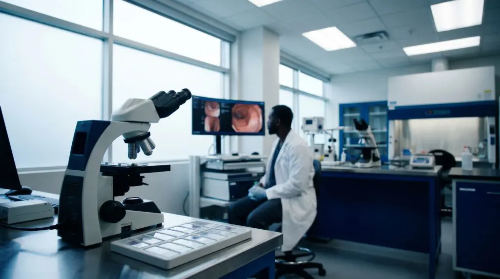 Canadian gastroenterology research lab illustrating inflammatory bowel disease hyperbaric oxygen therapy research