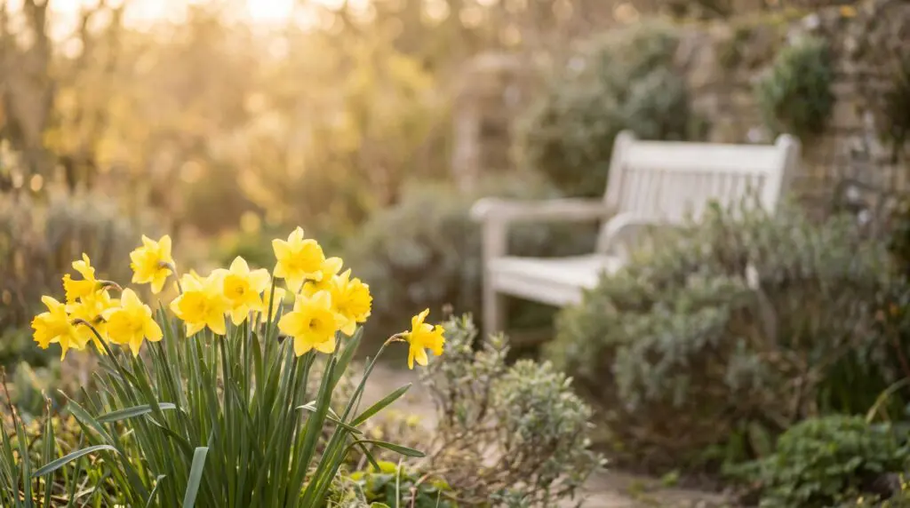 Yellow daffodils in soft natural light, symbolizing breast cancer survivorship and the Canadian Cancer Society Daffodil Month